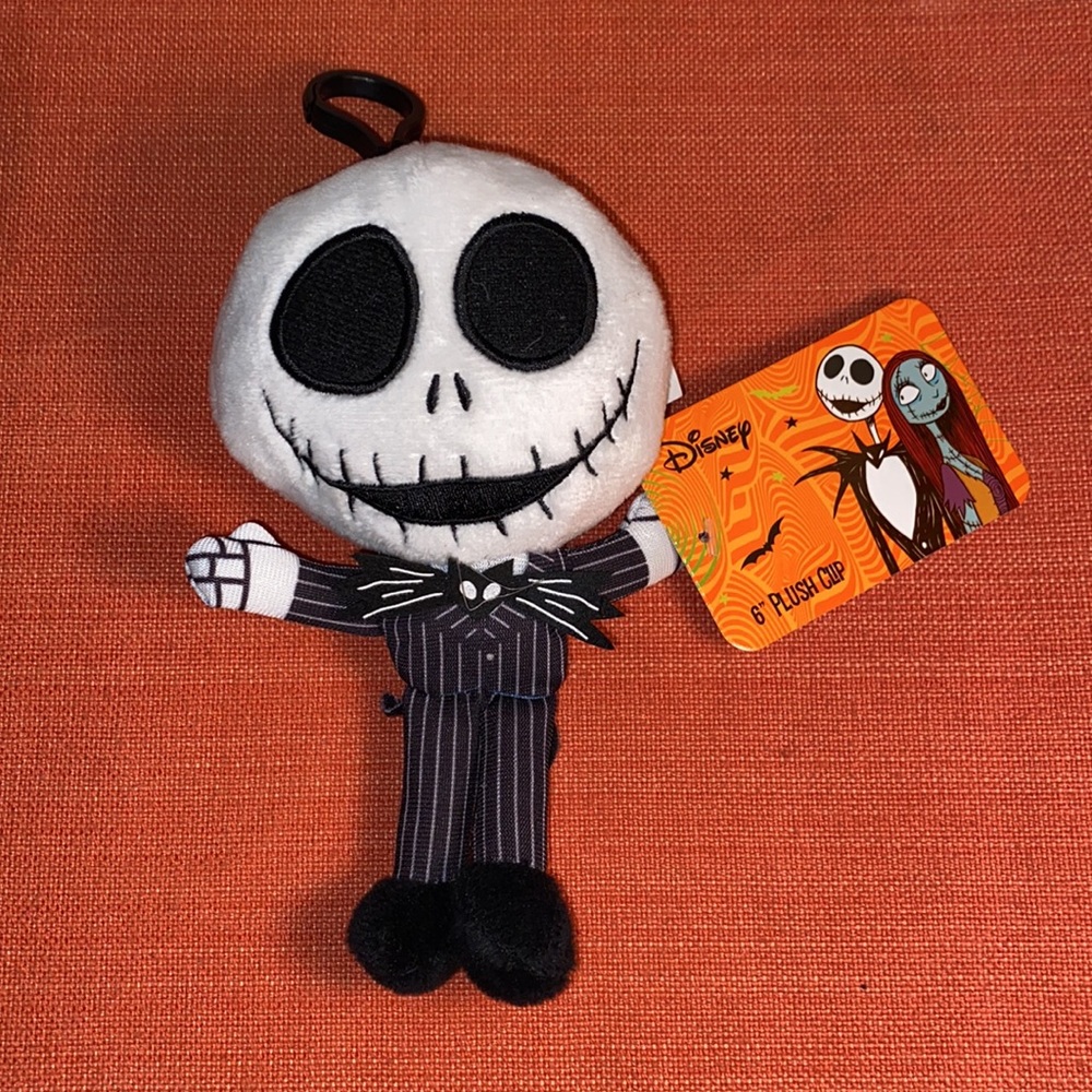 NWT 3 Disney The Nightmare Before Christmas 6” Plush Clips - Picture 2 of 9